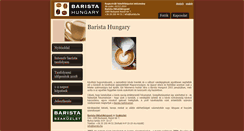 Desktop Screenshot of barista.hu