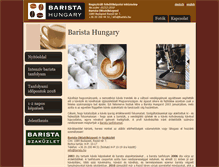 Tablet Screenshot of barista.hu