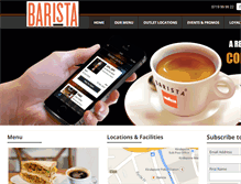 Tablet Screenshot of barista.lk